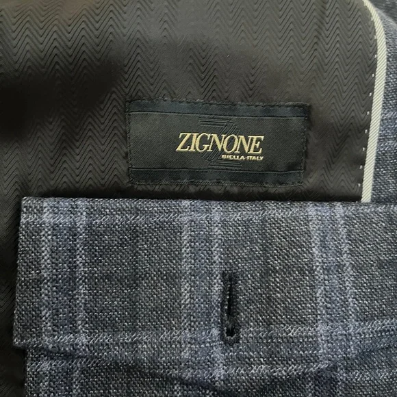 Joseph Abboud Navy Checkered Blazer - Picture 10 of 11